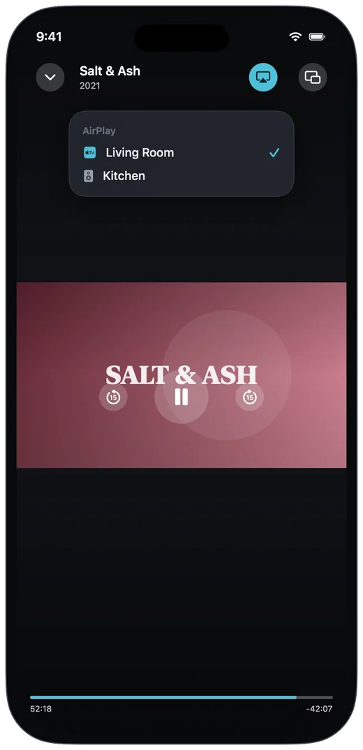 AirPlay, whatever the file